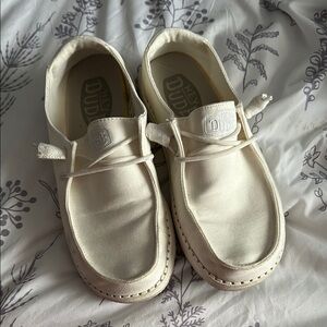 Hey Dude Off-White Loafers